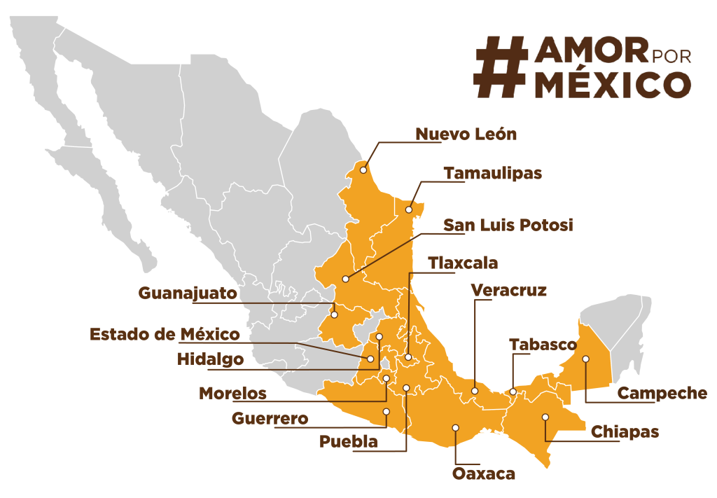 Mapa de presencia UBGA